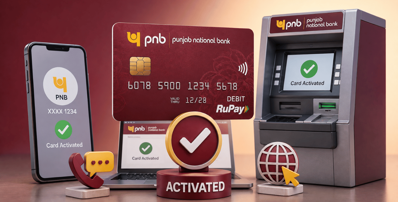 How to activate a Punjab National Bank debit card? – A complete guide